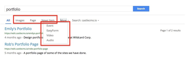 Blog_SiteCrawler2 Search with options