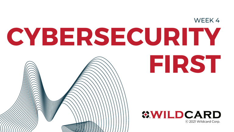 CSAM Week 4: Cybersecurity First CSAM Week 4: Cybersecurity First