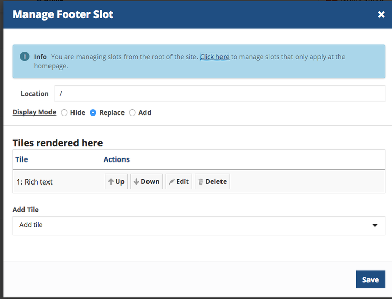 Edit footer rich text Edit footer rich text