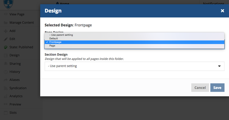 Design change Design change